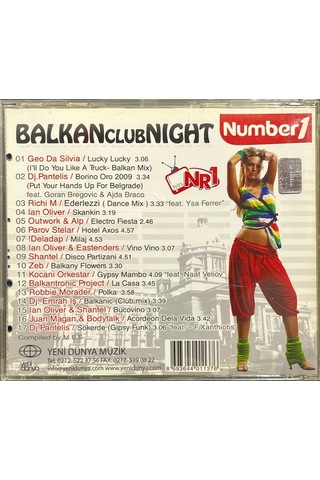 Plak Değildir Cd Dir Cd Number1 Balkan Club Night Cd