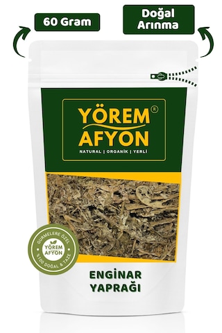 Yörem Afyon Doğanın Arınma Detoksu Hakiki Enginar Yaprağı Cynara Scolymus 60gr.