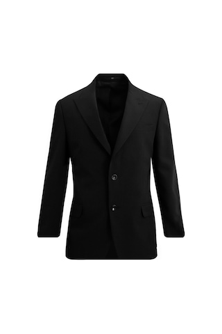 Uki Siyah Sivri Yaka Comfort Fit Klasik Takım Elbise Siyah