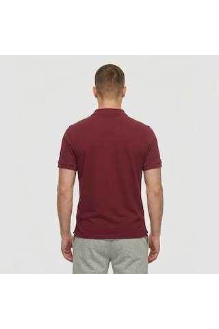 New Balance 3415 Erkek Bordo Polo Yaka Tişört