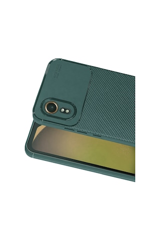Samsung Uyumlu Galaxy Xcover 7 Kılıf Auto Focus Karbon Kapak - Yeşil Oku-13