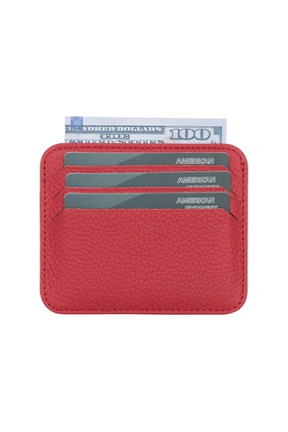 Toyigoo Toyigoo Pedro Slim Deri Kartlık Erc2 Kırmızı