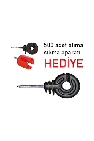 Elektrikli Çit Sistemi Izolatörü Domuz Ayı Teli Vidalı Izolatör