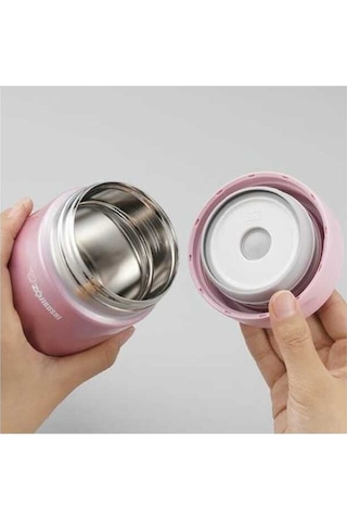 Zojirushi Sw-Eae50 Vakumlu Paslanmaz Çelik Yemek Termosu Kabı 0.5 Gümüş Rengi Gümüş
