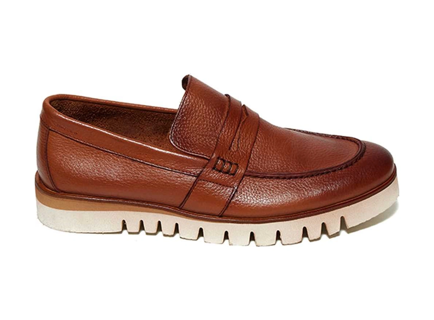 Bestello Bağcıksız Eva Taban Loafer 331-43070 Erkek Ayakkabı Taba