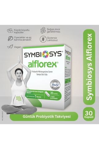 Symbiosys Alflorex Probiyotik 30 Kapsül 3 Adet
