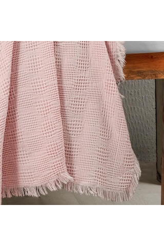 Kanz Bebek Waffle Müslin Nakışlı Pike Knz-021 Bunbun Bunbun