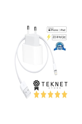 Apple Uyumlu iPhone 6 7 8 X 11 12 13 14 Tüm Serilerle Hızlı Şarj Aleti 22.5w Turbo Sarj