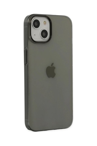 Newface Apple iPhone Uyumlu 14 Plus Kılıf Pc Sert Şeffaf Kapak Semeglbl - 8 - Siyah