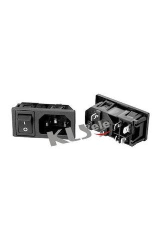 Ac Power Socket + Rocker Switch (15 Adet)
