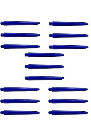 5 SET (15 Adet) 48mm DARTSAN NYLON DART ŞAFT-SHAFT. Mavi