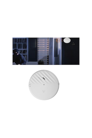 Sones C100 125db Titreşim Sensörü Alarm Kapı Ve Pencere Alarmı Ev Kişisel Hırsızlık Önleme Alarmı Beyaz