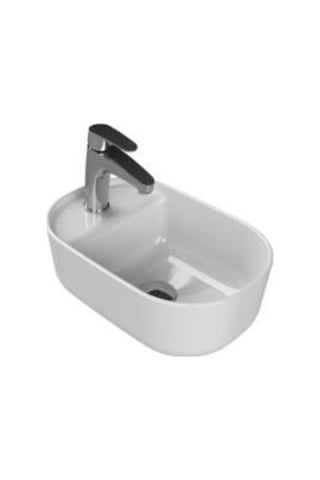 Turkuaz Seramik Aqua 42 x 28 CM Tezgah Üstü Çanak Lavabo