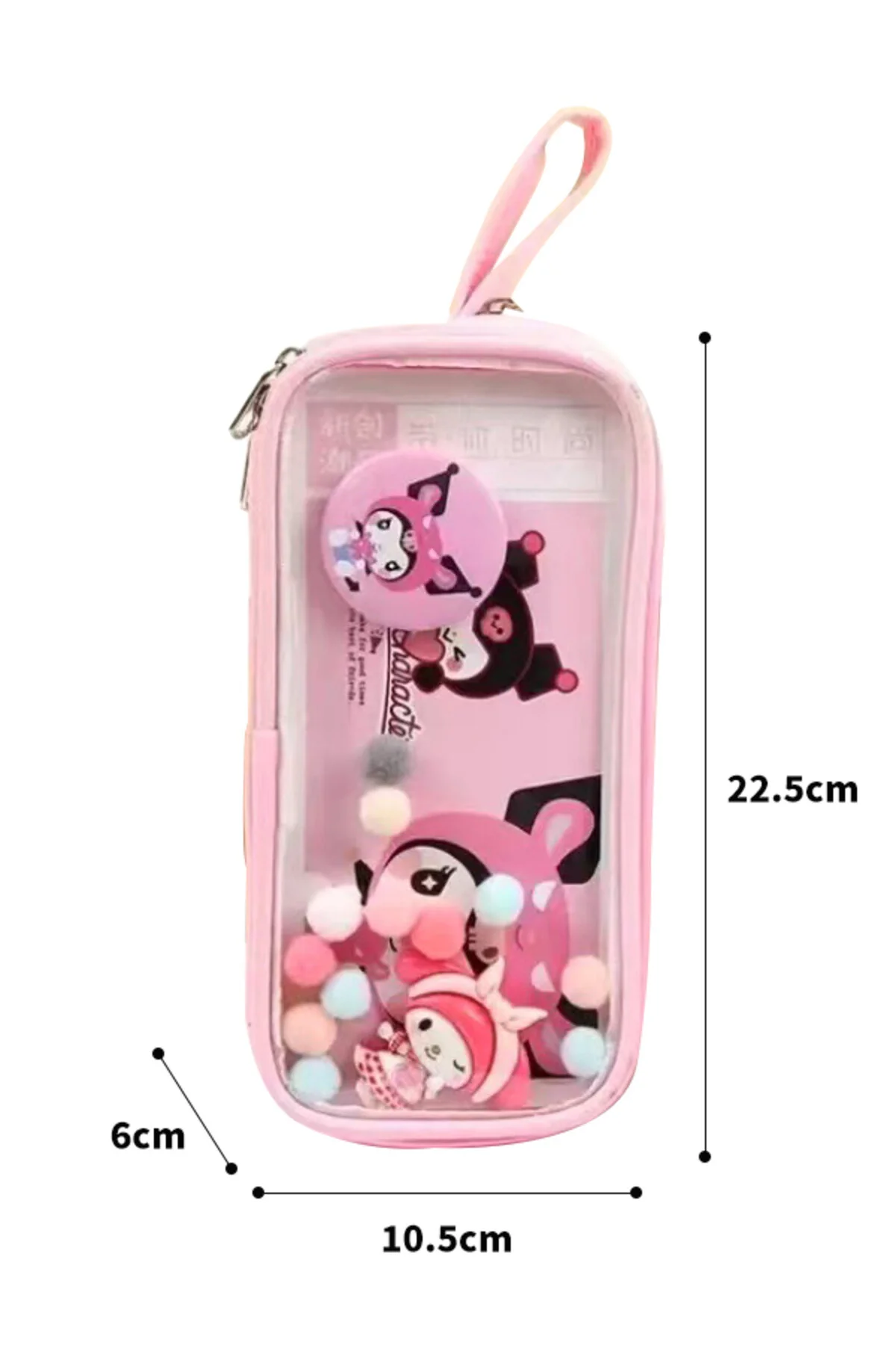 Sevimli Kuromi Ve My Melody Kalem Kutusu Pembe