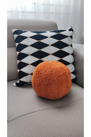 Oneplise 3'lü Top Kırlent 2 Büyük Kiremit 1 Küçük Kiremit(42/25 CM)