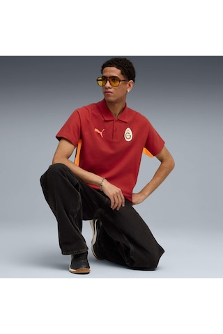 Puma Galatasaray Evostrıpe Erkek Polo 782905 01 KIrmızı
