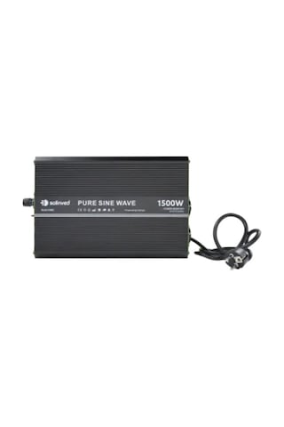 Solinved - İnges 12 Volt 1500 Watt Ups Tam Sinüs İnverter - 12 V 1500 W Şarjlı İnvertör - Karavan