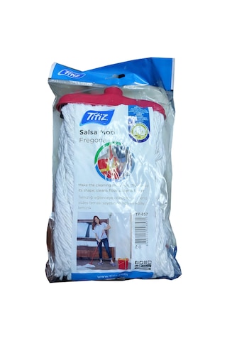 Titiz Salsa TP-857 Yedek Geniş Takozlu Islak İpli Mop Paspas Başl