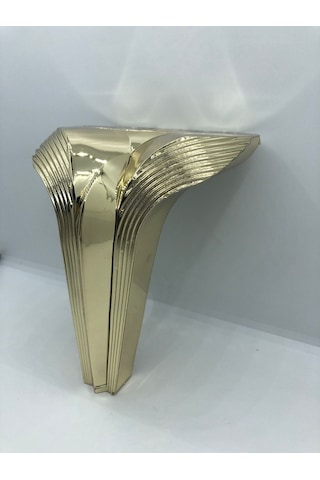 PLASTİK, 16 CM GOLD KAPLAMA  BAZA,KOLTUK,MOBİLYA AYAĞI (4 ADET)