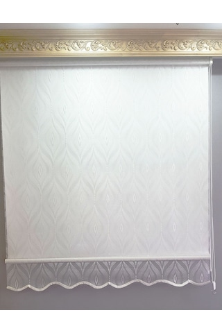 Damla Desen Çiftli Sistem Tül Stor Perde Özel Fiyatlar