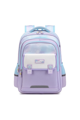 Happy Childhood Yeni Okul Çantası İlk Ve Kız 1-3-6. Büyük Kapasiteli İngiliz Tarzıçocuk Sırtçantası Zarif Mor