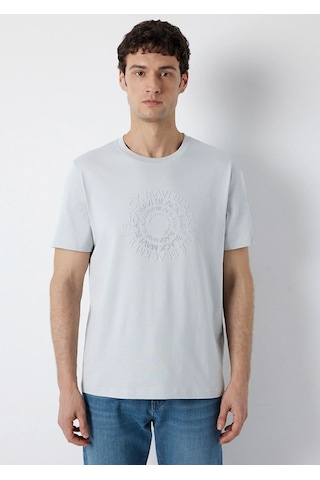 Mavi M0613531-70075 Mavi Black Baskılı T-shirt Erkek Tişort Gri