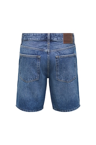 Only & Sons Onsedge Db 3223 Taı Dnm Shorts Erkek Mavi Şort - 22033223