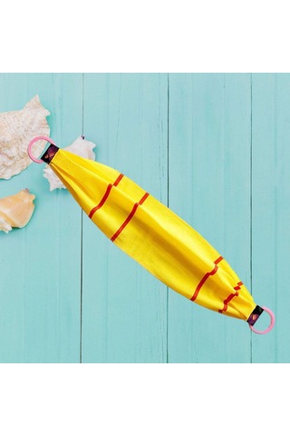 Homyl Eksfoliye Edici Lif Banyo Havlusu Derin Temiz Cilt Sarı