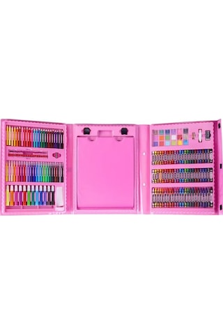 Çocuk Çizim Seti 196 Parça, Öğrenci Boya Fırçası Kırtasiye