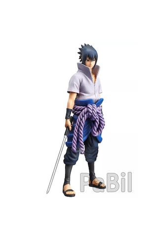 Naruto Shippuden Anime Manga Aksiyon Figür Biblo 27 Cm - Sasuke K