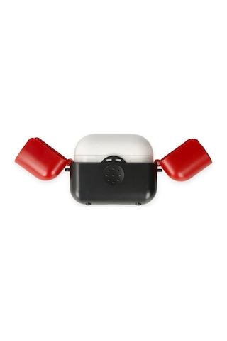 Newface Airpods Uyumlu 3 3.nesil Basmalı Kılıf Csmtex - 39 - Siyah-kırmızı