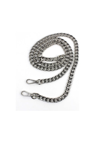 Gümüş Renk Çanta Zinciri Çapraz Çanta Omuz Zincir Askısı 125 Cm Gümüş