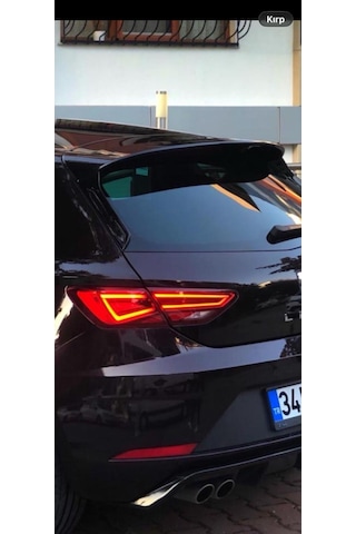 Seat Leon Mk3 Spoiler Çıtası Plastik Parlak Siyah
