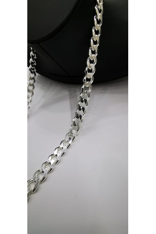 Omar Silver Erkek Gurmet 11 Mm Gümüş Kolye Zincir
