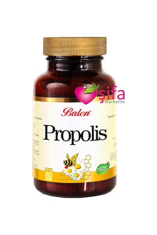 Balen Propolis 670 MG 80 Kapsül (Propolis Hapı)