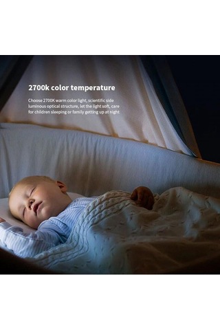 Xıaomı Yeelight Led Gece Lambası İnsan Vücudu Işık Sensörü İle Acil Durum Lambası Akıllı Kapalı Yatak Odası Aydınlatması İçin Us Plug Diğer