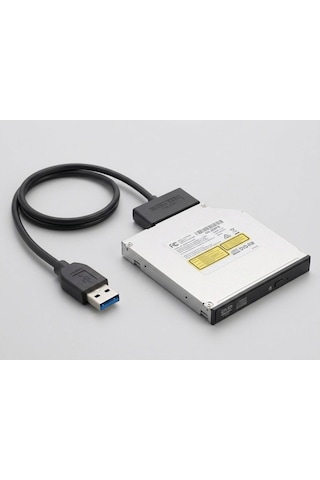 Molix Mx-2430 Usb 3.0 To Slimline Sata 7+6 13 Pin Cd/dvd-rom Okuyucu Kablosu