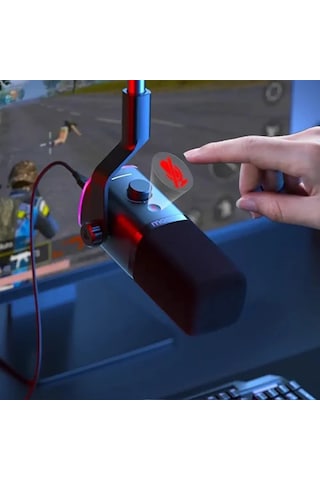 Maono Pd100x Rgb Usb/xlr Gamer Oyuncu Mikrofonu