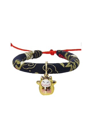 Baskılı Kravat Ve Zil İle Ayarlanabilir Evcil Hayvan Kolyesi