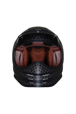 Just1 J-storm Solid Carbon Kapalı Kask Siyah