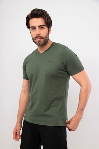 Fore Sport Erkek V Yaka T-shirt Haki