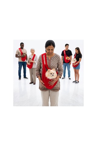Kedi Ve Köpek İçin Crossbody Pet Sling Taşıma / Seyahat Ana Kucağı Çantası