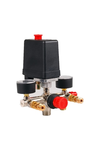 Hava Kompresörü Basınç Anahtarı Kontrolü Vana 90-120psi Basınç Regülatörü-scntcv