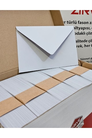 Renkli Zarf Gri Renk 13 X 18 100 Adet