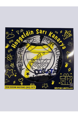 Fenerbahçe Bebek Doğuştan Fenerli Hastane Çıkışı Beyaz-lacıvert-sarı