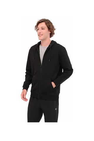 Lescon Lumberjack 5w Mb Sn72 Fz Hod 5pr Fermuarlı Sweatshirt Siyah