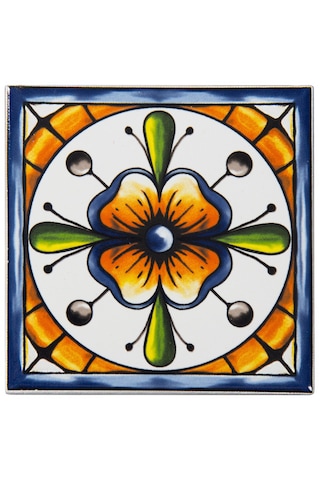 Can Seramik – 10x10 Cm. Cç-55 Kütahya Çini Karo 5'li 1 Paket