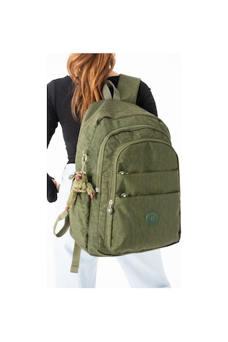 Baginn Klinkır Kadın Sırt Çantası Çok Cepli Hafif Kumaş Okul Çantası Spor Seyahat Çantası Çok Cepli Hafif Bayan Çanta 001