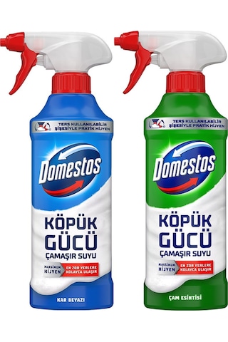 Domestos Köpük Gücü Çam Ferahlığı 450 Ml X1 Ve Köpük Gücü Kar Beyaz 450 Ml X1 2'li Set