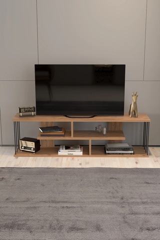 Gzd Tv Ünitesi Ceviz 140 Cm Çok Renkli